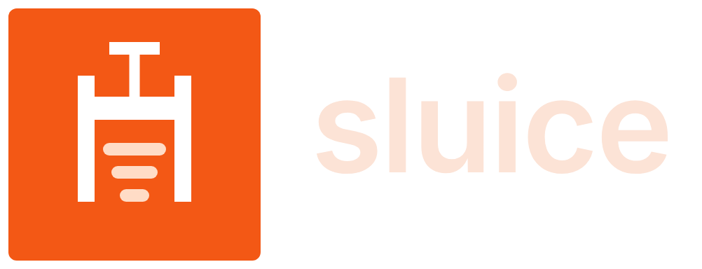 sluice